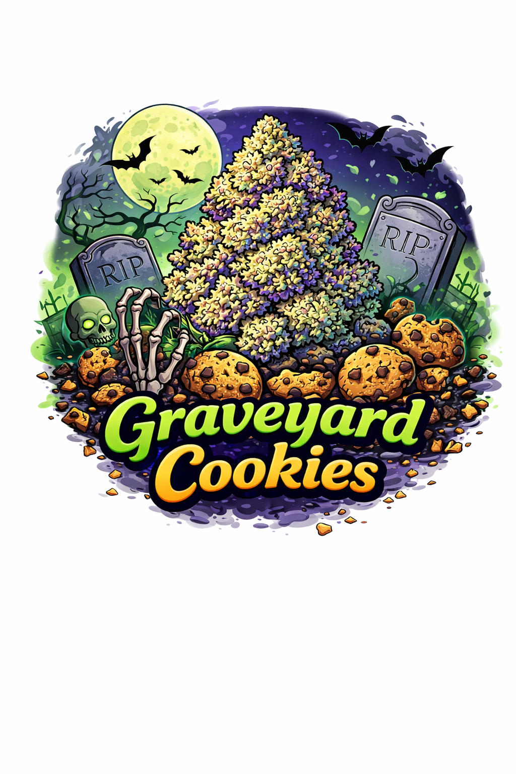 Graveyard Cookies cannabis strain – sweet berry and dough profile, outdoor cannabis Canada